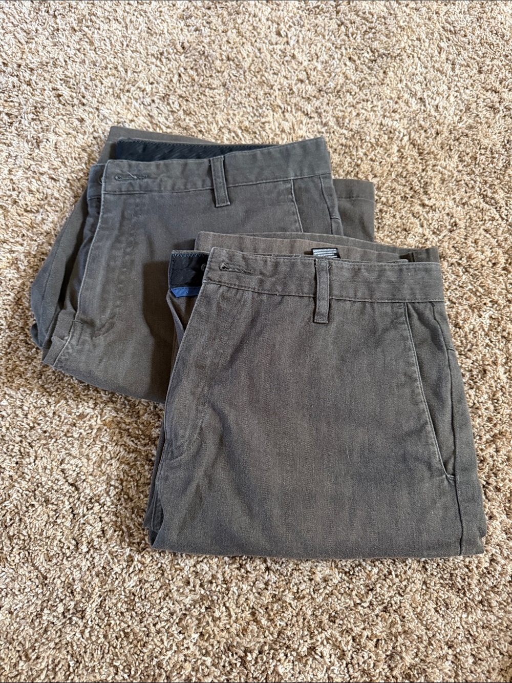 Men's Casual Chino Shorts in Grey